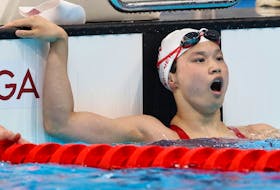 Mac Neil had secured Canada’s first gold medal of Tokyo 2020 with a remarkable swim, one that overtook almost the entire field over the final 50 metres — she came out of the halfway turn in seventh place — for her second medal in as many days at the Tokyo Aquatic Centre.