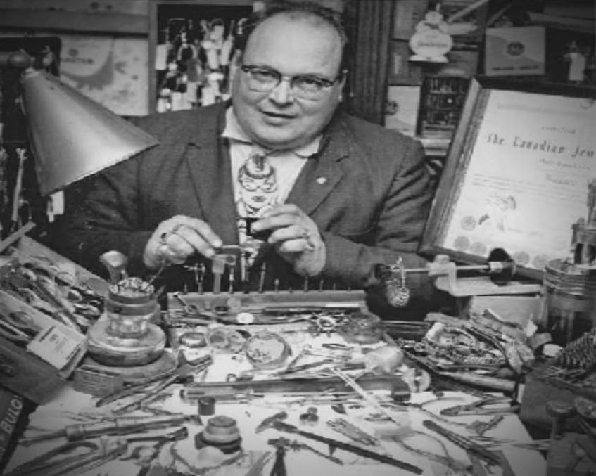 Wallace Moase operated his jewellery sales business in Summerside from 1941 until he retired in 1991, though he had to close for a few years to serve in the Royal Canadian Air Force during the Second World War. 