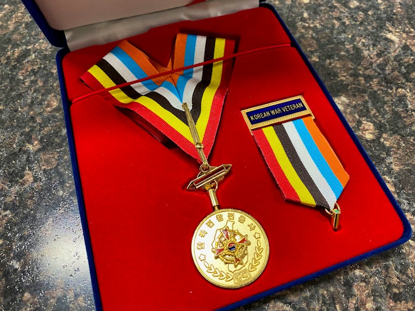 The Peace Medals that were given to veterans. TINA COMEAU PHOTO 