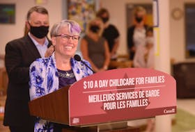 Kathleen Couture, executive director of the P.E.I. francophone early childhood education centres, was excited by the $10 a day childcare for families announcement on July 27 in Charlottetown.