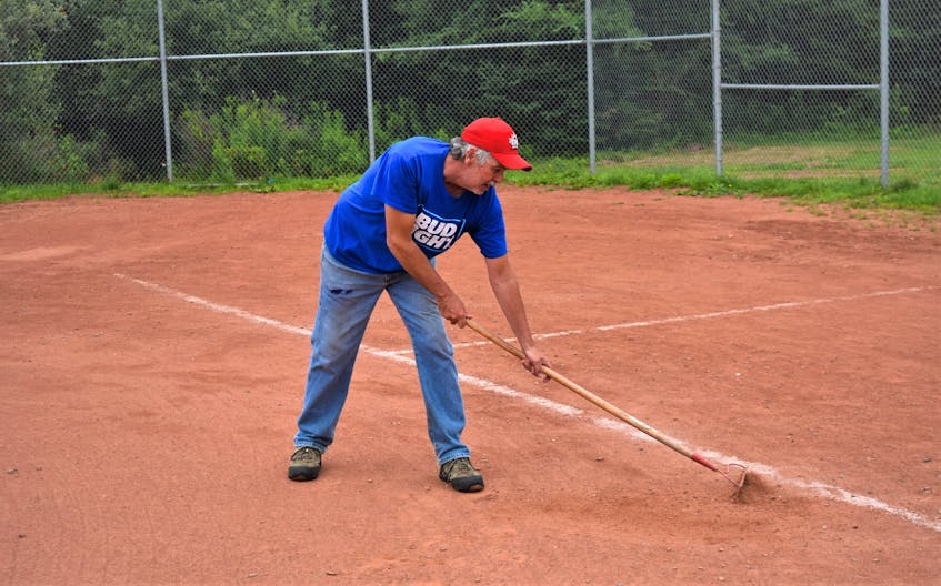 There is a lot of time spent raking to get an infield to the right amount of firmness and prevent 'bad hops' which can injure infielders. - Richard MacKenzie