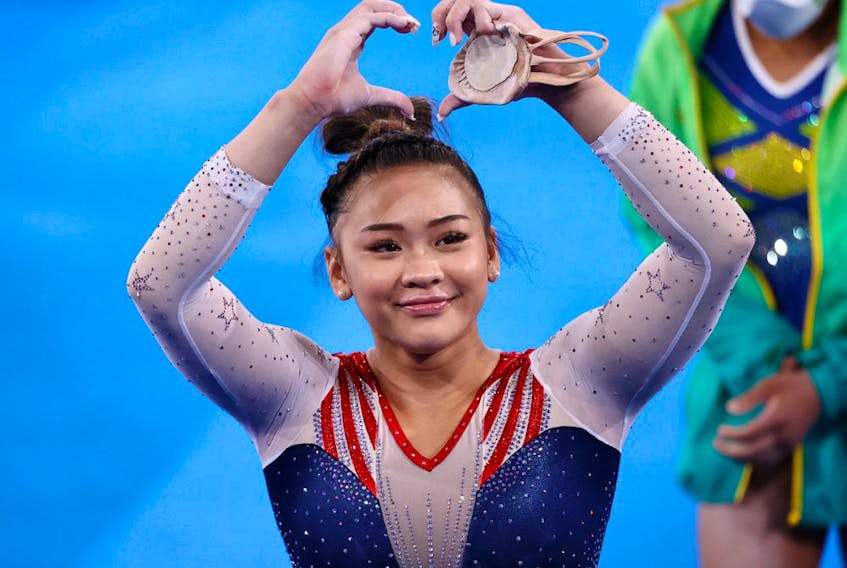 Sunisa Lee of the United States won the Olympic gold in the individual all-around final.