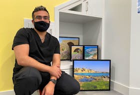 Dr. Ayman Awad wants the clinic to be a reflection of his identity and values. He plans on hanging photos of his Palestinian ancestral hometown on the walls.