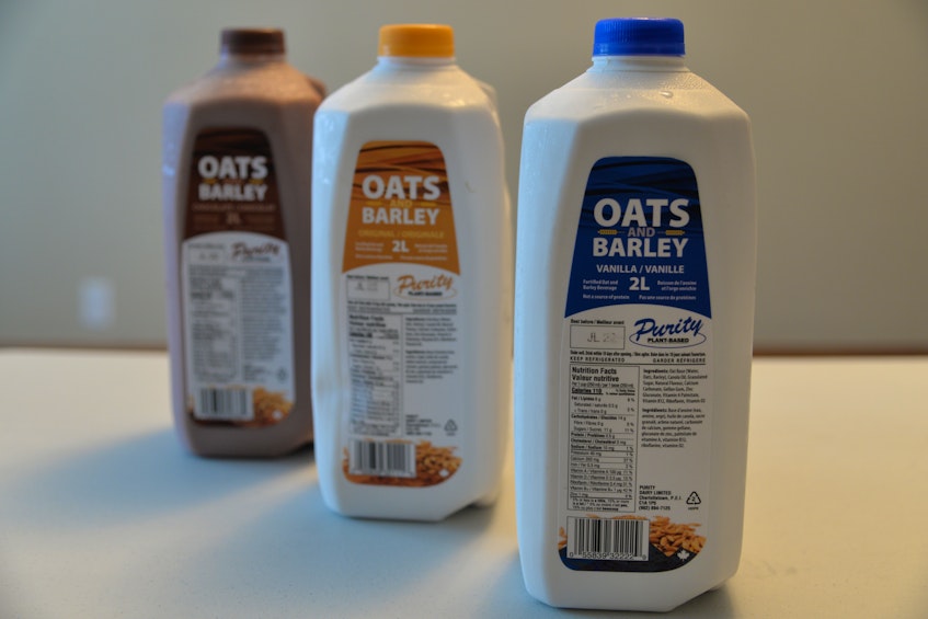 Purity Dairy Ltd. launched three varieties of its non-dairy oat and barley beverages - vanilla, original and chocolate. - TERRENCE MCEACHERN • The Guardian