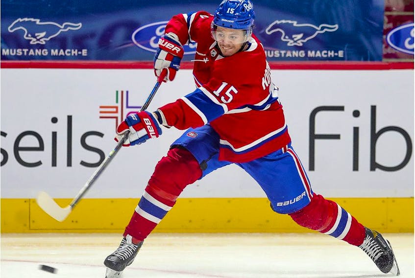 The Canadiens’ Jesperi Kotkaniemi will be a healthy scratch for Game 4 of Stanley Cup Final against the Tampa Bay Lightning Monday night at the Bell Centre. Kotkaniemi has 5-3-8 totals in 19 playoff games this season.