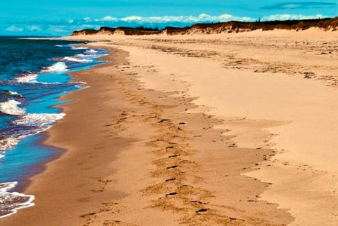 Singing Sands beach in Prince Edward Island got its name from the fine sand - so fine that it squeaks as you walk on it. - Heather Ogg photo
