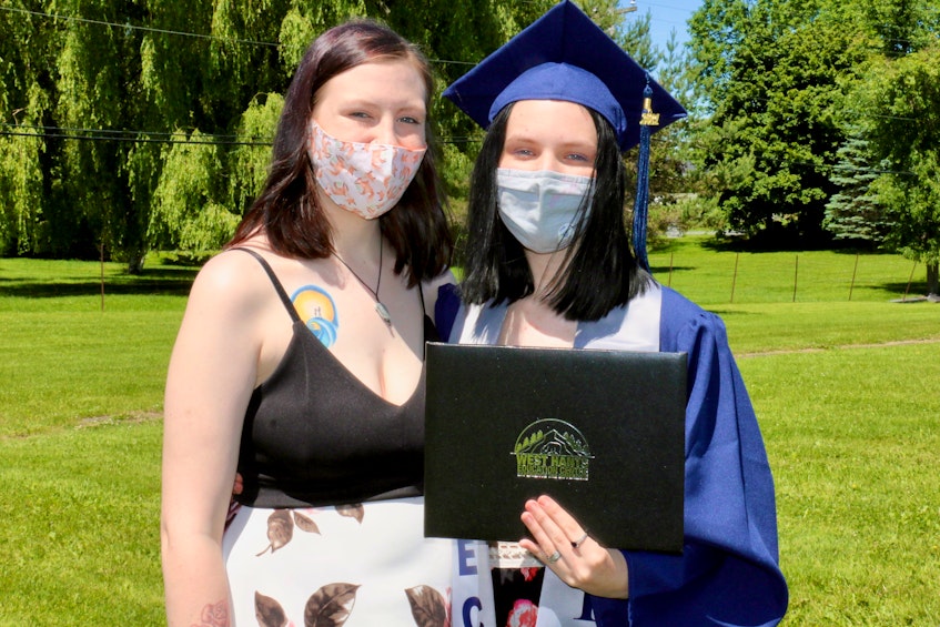 West Hants Education Centre graduate Brenda Clark and her girlfriend, Max Smyth, are off to PEI this fall. Smyth is taking journalism while Clark is focusing her studies on photography and videography. - Carole Morris-Underhill