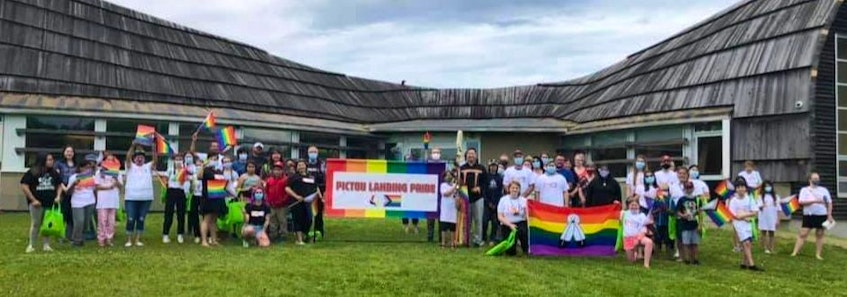 Pictou Landing First Nation held its first Pride celebration on June 30 with the help of Geordy Marshall and his Pride Eskasoni team. CONTRIBUTED - Ardelle Reynolds