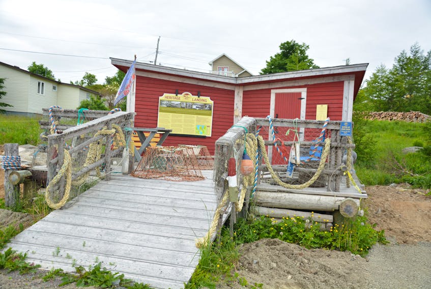 The New Perlican Heritage Landing was built in 2018 and serves as a heritage focal point in the centuries-old community. 