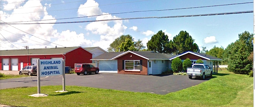 The Highland Animal Hospital in Port Hawkesbury. Owner Dr. Sietse VanZwol, who euthanized a dog by mistake last year, has not only been forced to surrender his license to practise but also has to sell his veterinary hospital. Google Maps