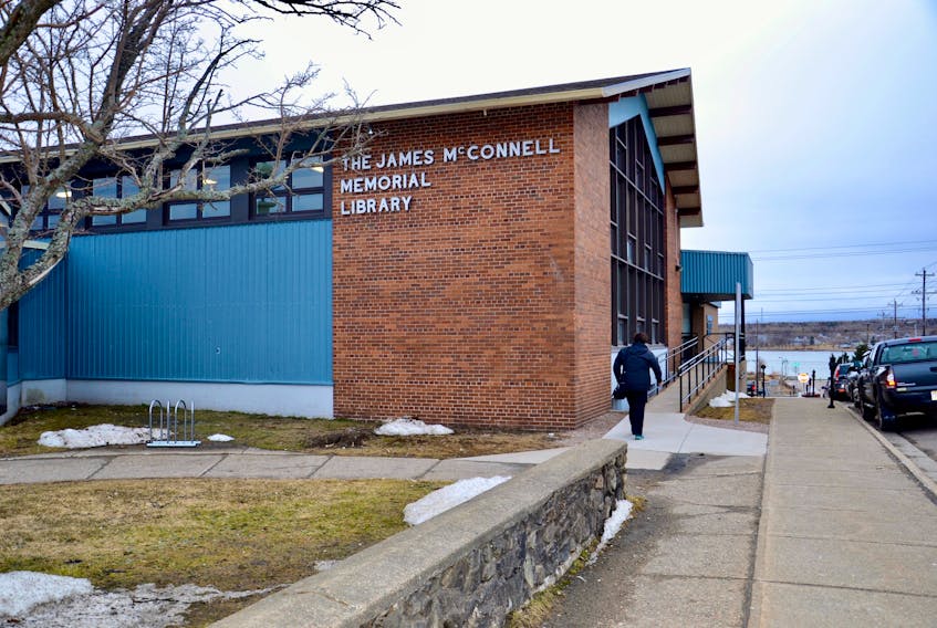 The James McConnell Memorial Library in Sydney serves as headquarters for the Cape Breton Regional Library. Despite widespread support for a new central library, plans to include the project in a Sydney waterfront development have been nixed, at least for now. DAVID JALA/CAPE BRETON POST