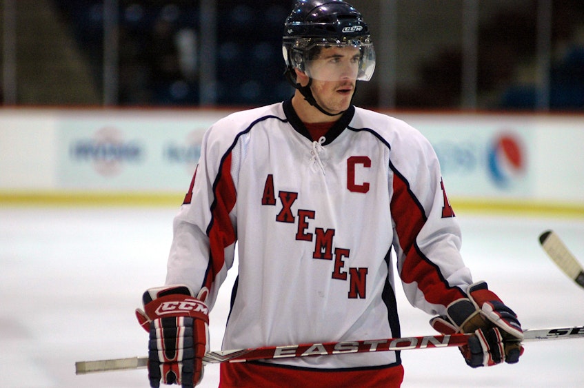 Paul McFarland was a winger for the Acadia Axemen from 2006 to 2010. - Acadia Athletics