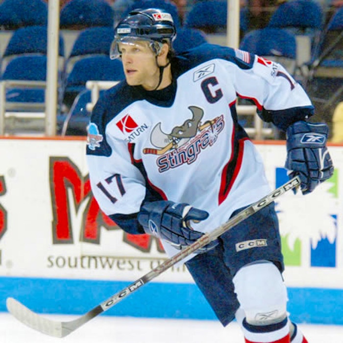 Cail MacLean finished his playing career as the captain of the ECHL's Carolina Stingrays. - Contributed