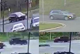The Royal Newfoundland Constabulary is asking for the public's help in identifying these four vehicles, seen in a Waterford Hospital parking lot on May 29 and May 30, in connection with the alleged homicide of 68-year-old Michael King.