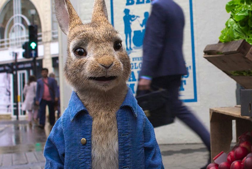 James Cordon again provides the voice of Peter Rabbit in the sequel.