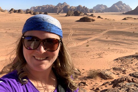Shari Tucker of Love the Way You Travel in Halifax, is all smiles during a past trip to Jordan. The travel agent believes a travel boom is coming now that COVID numbers are dropping.