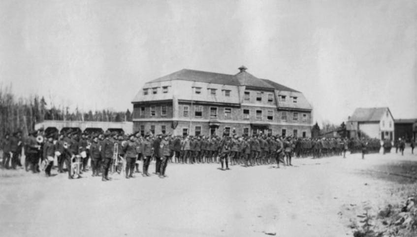 The Canadian army’s 185th Cape Breton Highlanders used Broughton as a headquarters when recruiting soldiers during the First World War. - Contributed