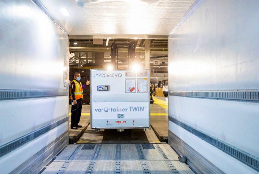  In March, FedEx was shipping Moderna vaccine from Europe through Toronto Pearson Airport, but a new facility will mean the company can produce it in Canada.