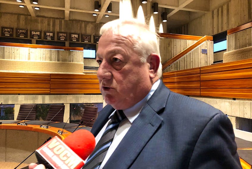 After 16 years of serving on St. John’s city council, Ward 5 Coun. Wally Collins has decided it’s time to take it a little easier, and he won’t seek re-election in next month’s municipal elections. TELEGRAM FILE PHOTO