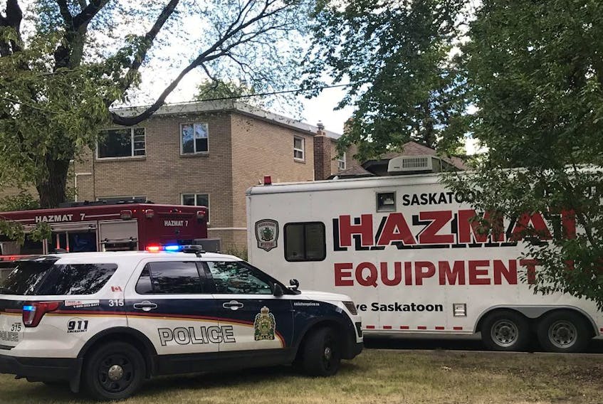 First responders went to a home in the 700 block of Dufferin Avenue on Aug. 11, 2021.
