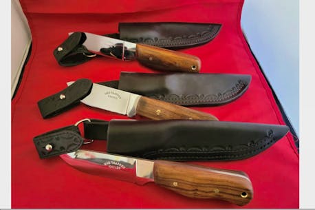 Crafting handmade Mad Trapper knives a creative outlet for Great Village resident