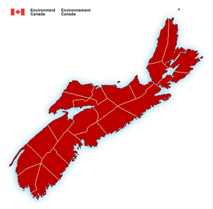As of Friday morning, Aug. 13, 2021, Environment Canada had put all of Nova Scotia under a heat warning. 