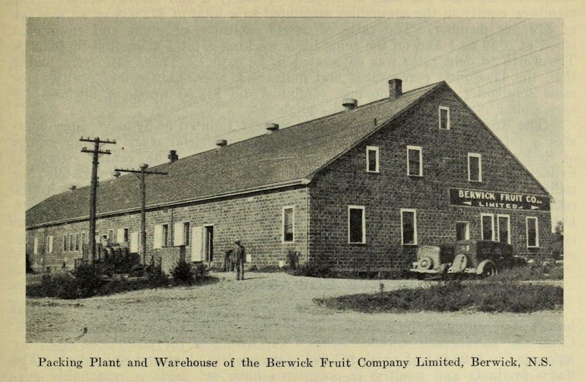 A photo of the Berwick Fruit Company Limited published in the farmers' business organizations in Canada in 1935. - Contributed