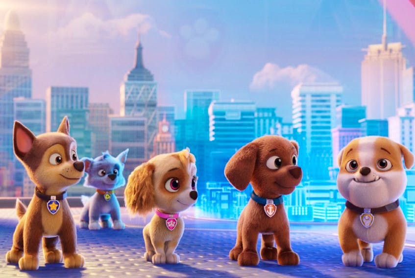 Who's in a good movie? The dogs of Paw Patrol, that's who!