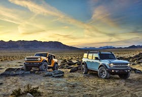 The 2021 Bronco two-door and four-door models are aimed directly at the core of the Jeep brand. Handout/FORD