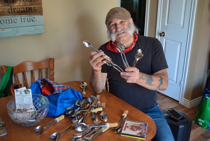 There is no shortage of spoons in Brendon Peters’ house. In fact, every time his wife, Lynne, goes out and buys new spoons, Brandon is turning them into musical instruments.