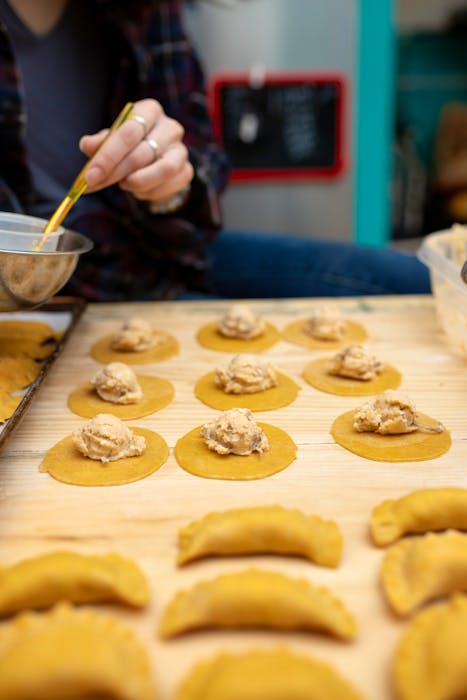 Everything at Rockin’ Rogi is made from scratch, including their popular pierogis. 