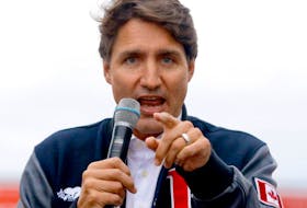 Prime Minister Justin Trudeau was in town to rally with candidate George Chahal at the Whitehorn Community Centre in Calgary on Thursday, August 19, 2021.