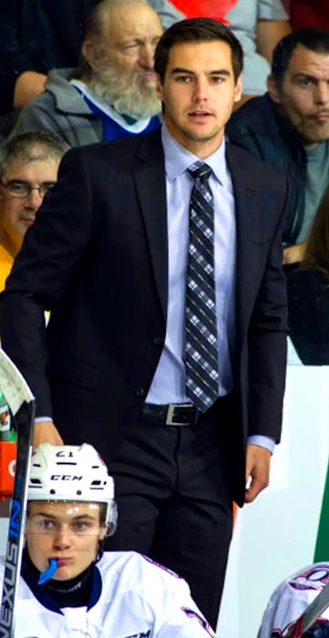 In 2019-20, as head coach of the Flint Firebirds, Eric Wellwood led the OHL team to the largest positive turnaround in franchise history. — Photo via ECHL