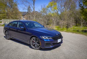Like any BMW, the 2021 BMW 540i is fast. Clayton Seams/Postmedia News