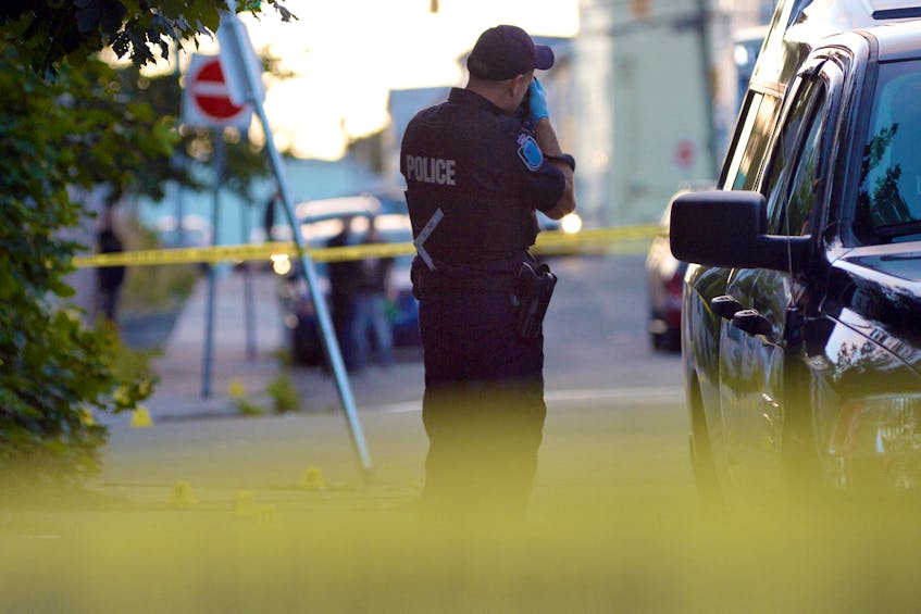 One person is dead following an apparent stabbing in downtown St. John's Thursday night. Keith Gosse/The Telegram