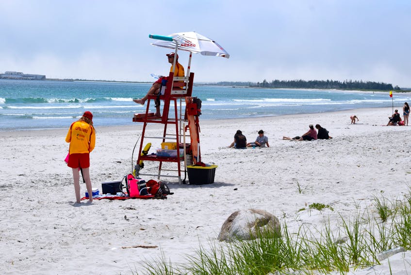This year Nova Scotia lifeguard service is being provided for the first time in the Municipality of Barrington at the Stoney Island Beach on Cape Sable Island. KATHY JOHNSON

