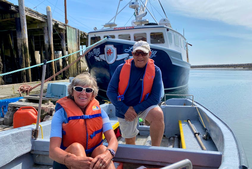 Nancy and Dave Bishara played an important role in the rescue of a family in distress at Johns Cove Beach on Aug. 15.
CARLA ALLEN • TRI_COUNTY VANGUARD