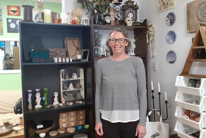 Carrie Stewart, the owner of The Art of Divination in New Glasgow. 