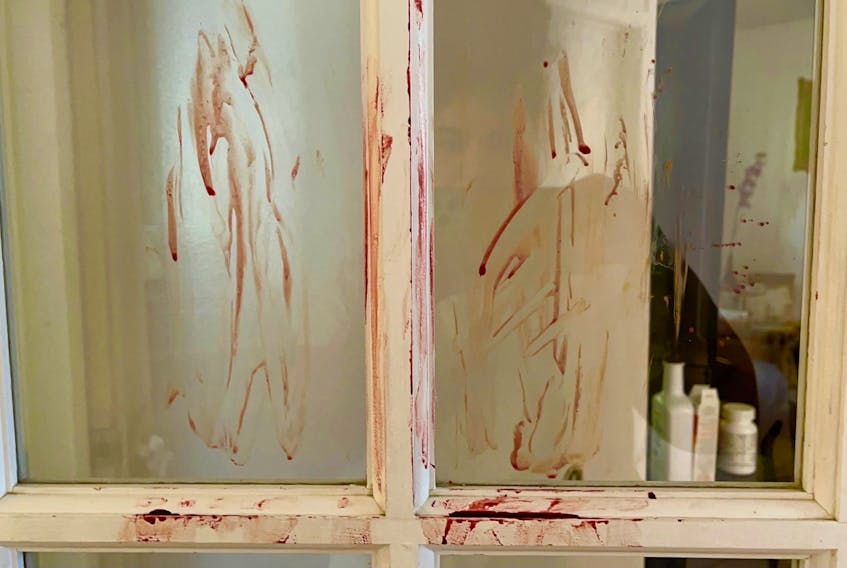 Rima Saba came home one night to find a large amount of blood in her yard and the mudroom of her property. Police  say it belongs to a woman,  but how it  got there and who it belongs to remains a mystery.