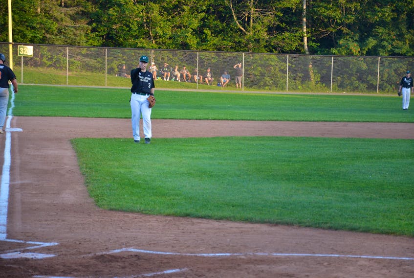 Charlottetown Gaudet’s Auto Body Islanders’ Grant Grady received two New Brunswick Senior Baseball League awards recently. Grady was named a co-recipient of the all-star award at third base and received an award for sportsmanship and ability.