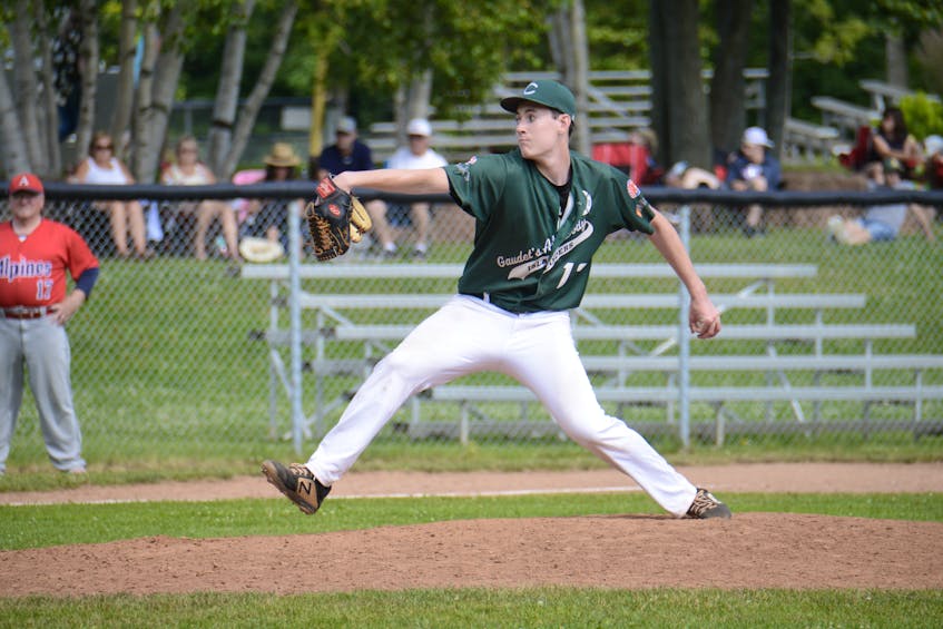 Tanner MacLean of the Charlottetown Gaudet’s Auto Body Islanders has been named the 2021 rookie of the year in the New Brunswick Senior Baseball League. - Jason Malloy