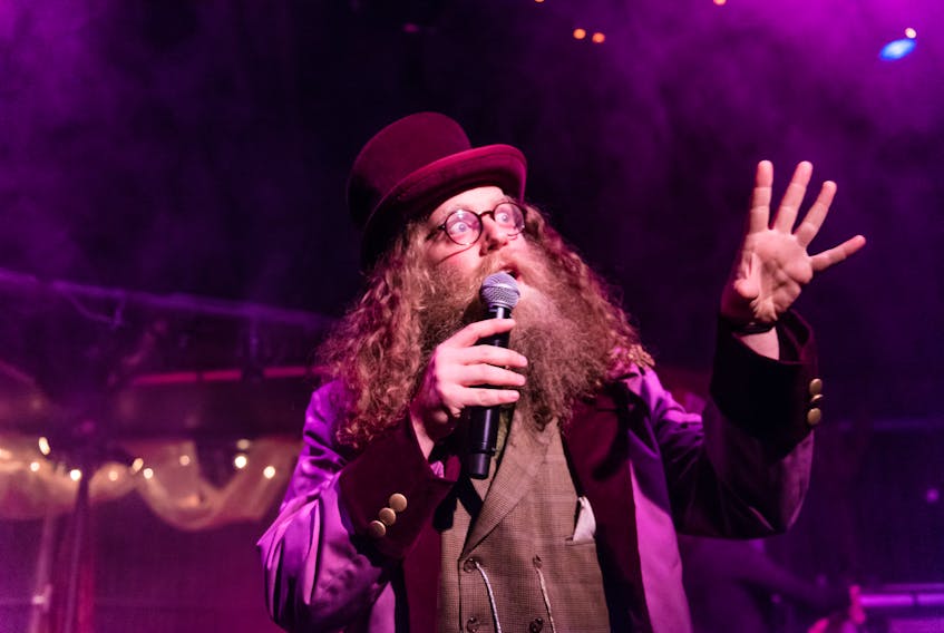 Ben Caplan performs as The Wanderer in Old Stock: A Refugee Love Story.  Stoo Metz • Special to The Guardian