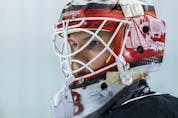Ottawa Senators goaltender Filip Gustavsson.