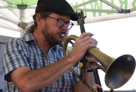 Paul Tynan was among the talented Nova Scotians who played in this year’s Cape Breton Jazz Festival. He is shown here performing on flugelhorn. CONTRIBUTED • RockPixels