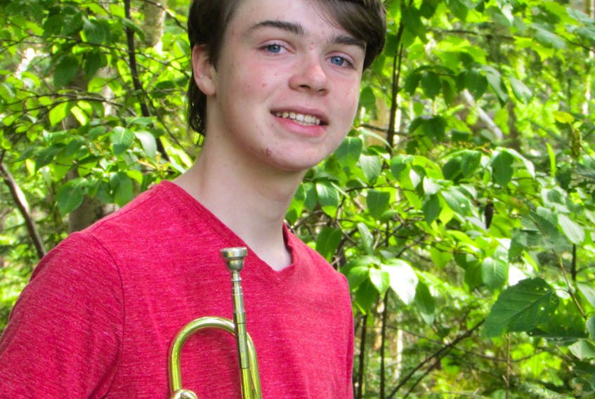 Matthew Mulvihill of Albert Bridge recently won a national gold medal for level five trumpet from the Royal Conservatory of Music. CONTRIBUTED