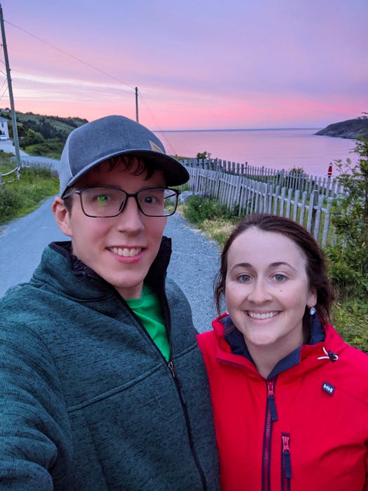 Rebecca Morey and her fiancé Brian Noseworthy are happy to be back in Newfoundland after six years in Vancouver, B.C., and planning to get married this Saturday, Sept. 4. - Contributed