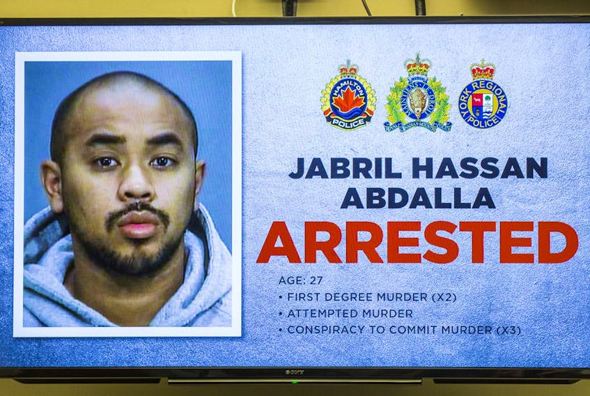  Jabril Abdalla was arrested by police after two high-profile Mafia murders.
