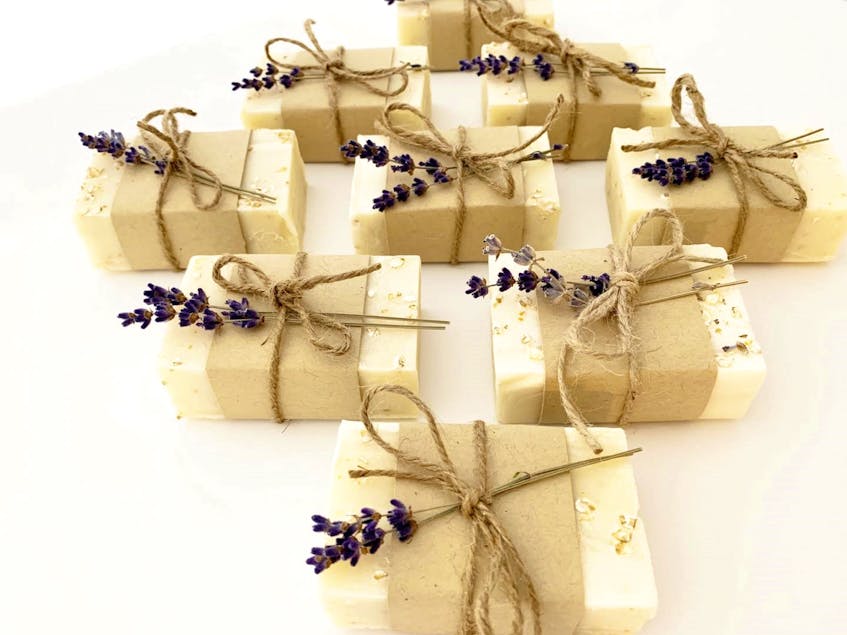 Sarah LeBlanc's artisan soaps are also very popular with adults. - Contributed
