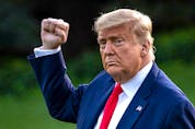  Donald Trump blamed “left-wing maniacs” on the U.S. women’s soccer team for them missing out on gold. (Tasos Katopodis/Getty Images)