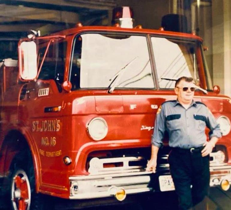Frank Brennan was a well-known, well-liked St. John's firefighter. — Contributed